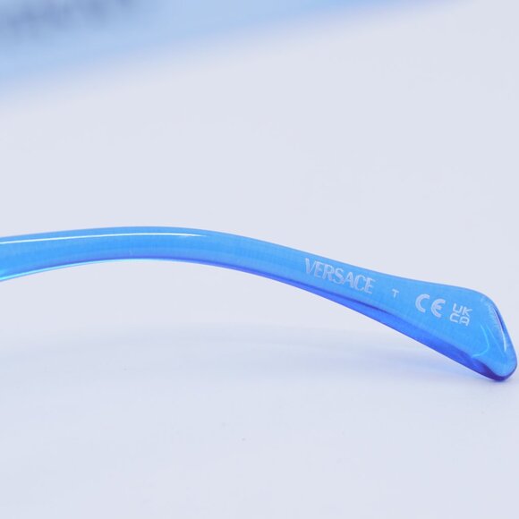 Versace Kids VK4006U 5532/80 Sunglasses Blue Rectangle Frame, Blue Lenses - Picture 9 of 10